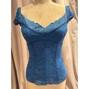 Ann Ferriday Pucker Lace Fairy Sweetheart Corset M